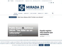 Tablet Screenshot of mirada21.es